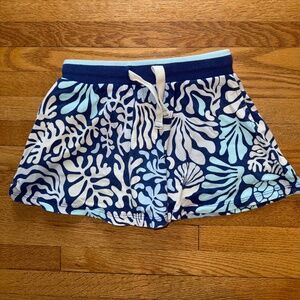 Mini Boden- blue and white skort (size 3-4Y)